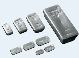 Zilver per gewicht