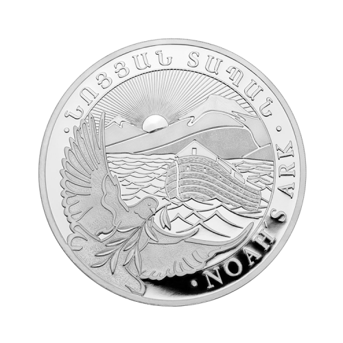 1/2 troy ounce zilveren Noah’s Ark munt