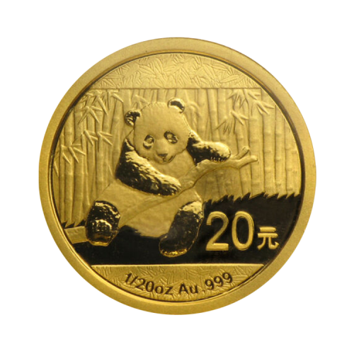 1/20 troy ounce gouden Panda munt