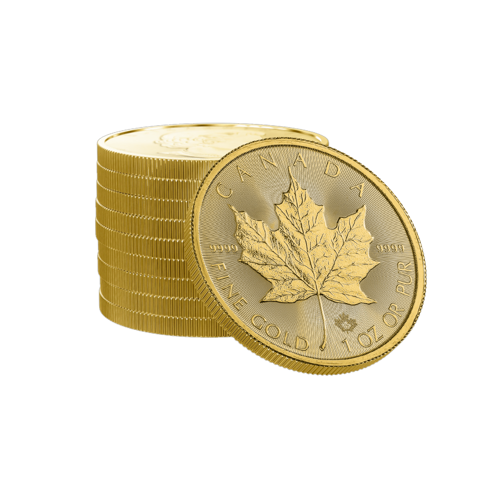 1 troy ounce gouden Maple Leaf munt