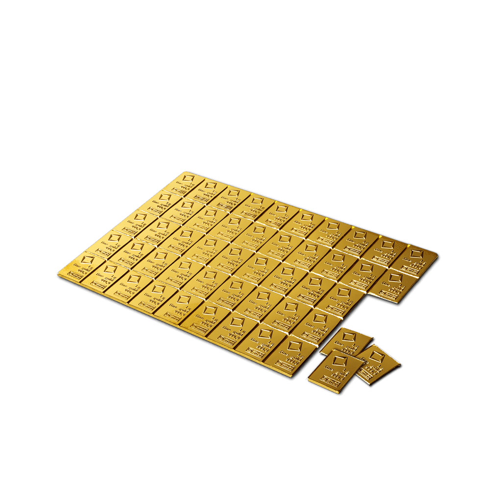 50x 1 gram gouden CombiBar