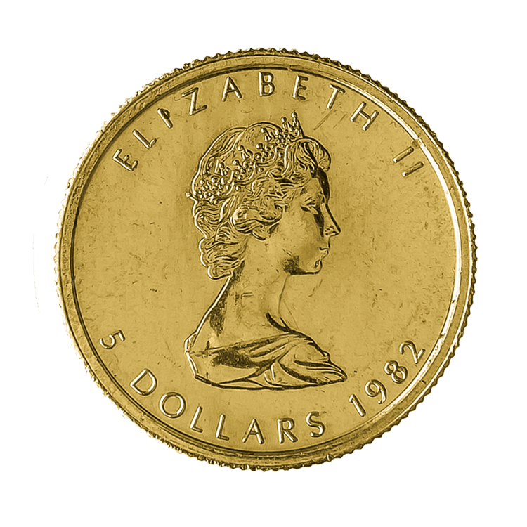1/10 troy ounce gouden Maple Leaf munt