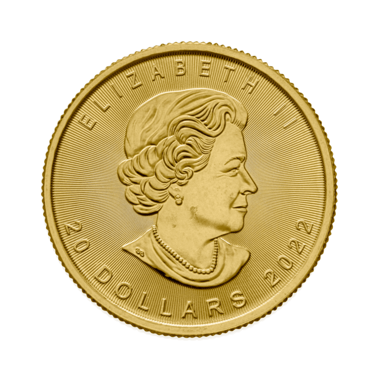 1/2 troy ounce gouden Maple Leaf munt