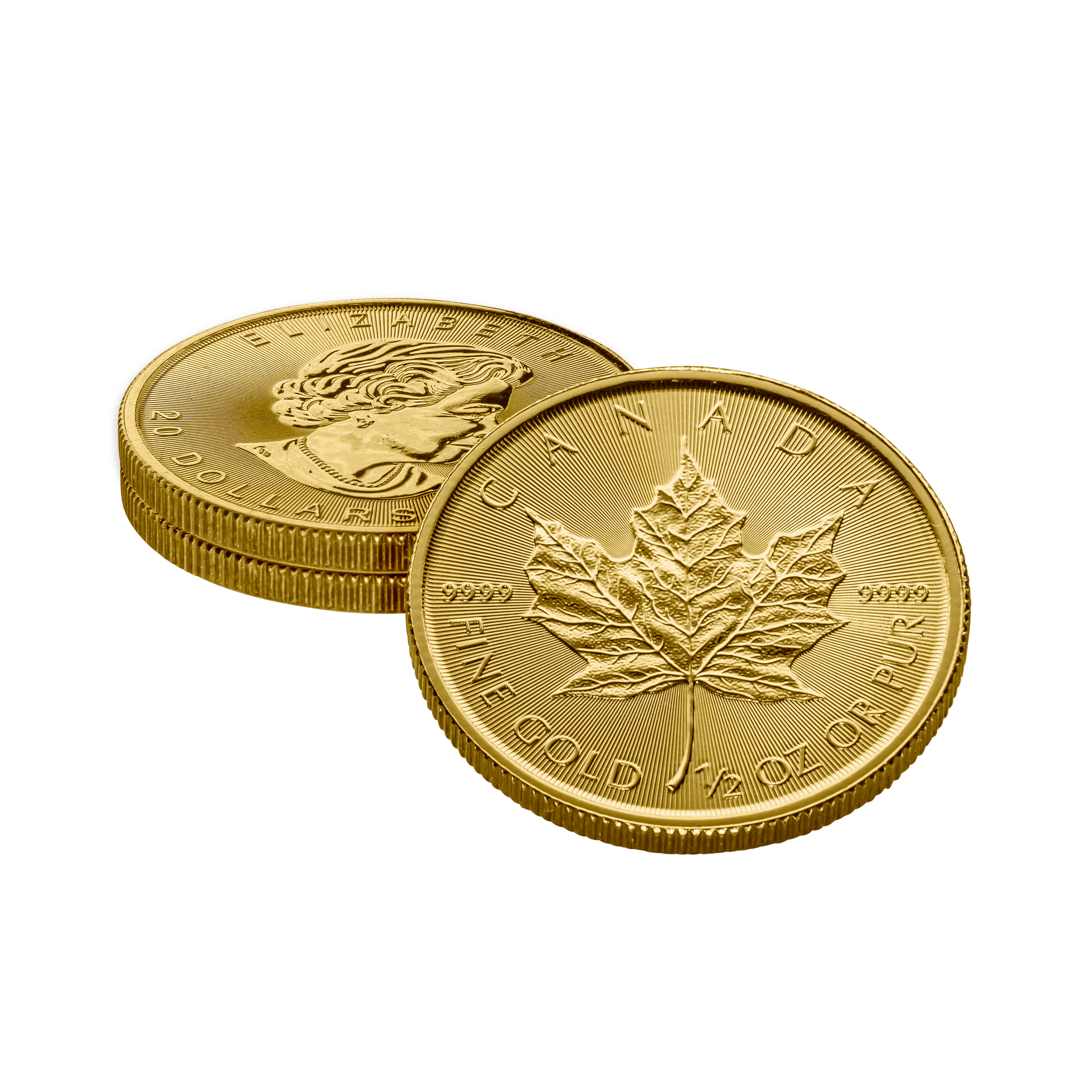 1/2 troy ounce gouden Maple Leaf munt