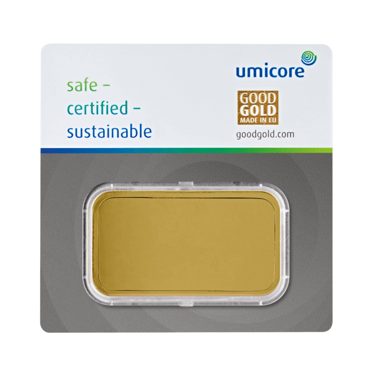 100 gram goudbaar Umicore