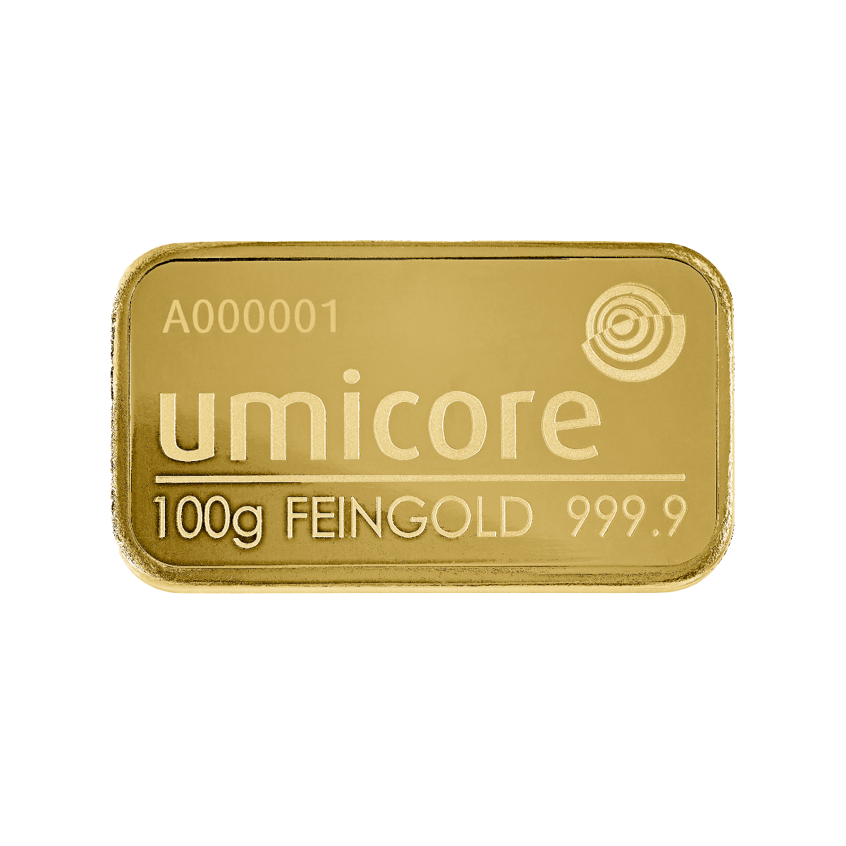 100 gram goudbaar Umicore