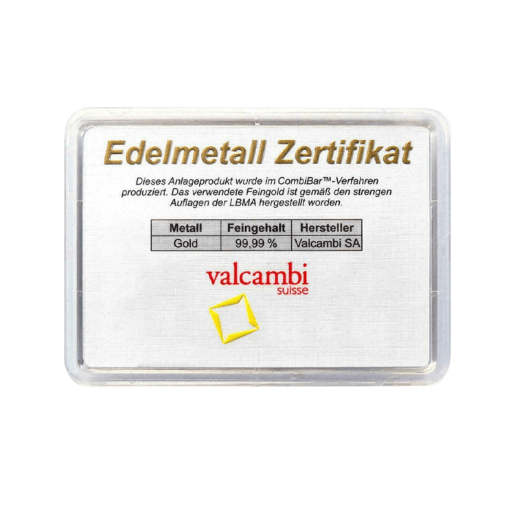 10x 1 gram gouden CombiBar