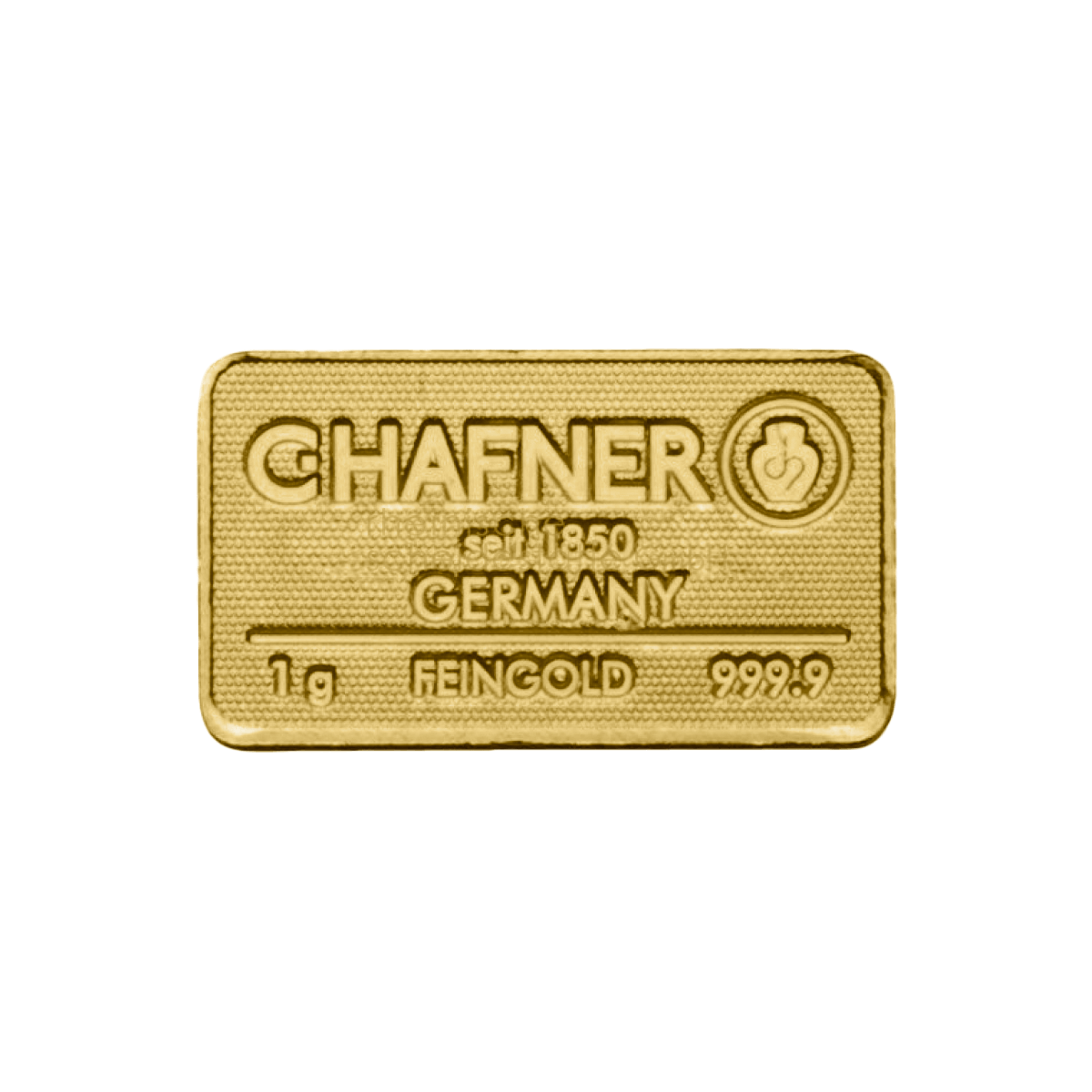 1 gram goudbaar C. Hafner