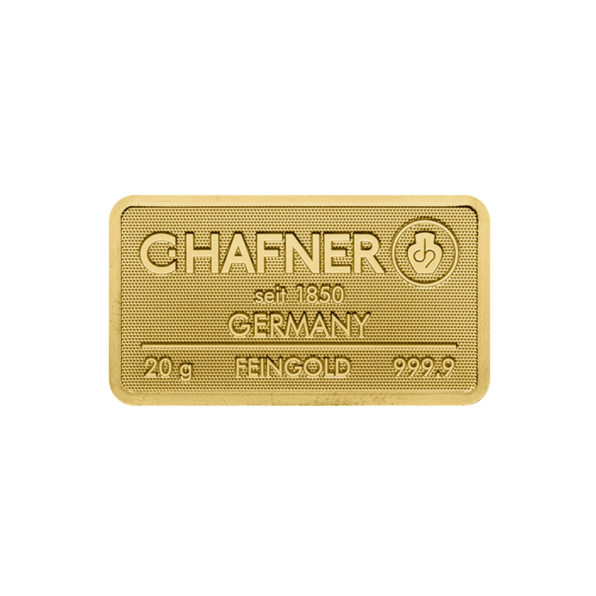 20 gram goudbaar C. Hafner