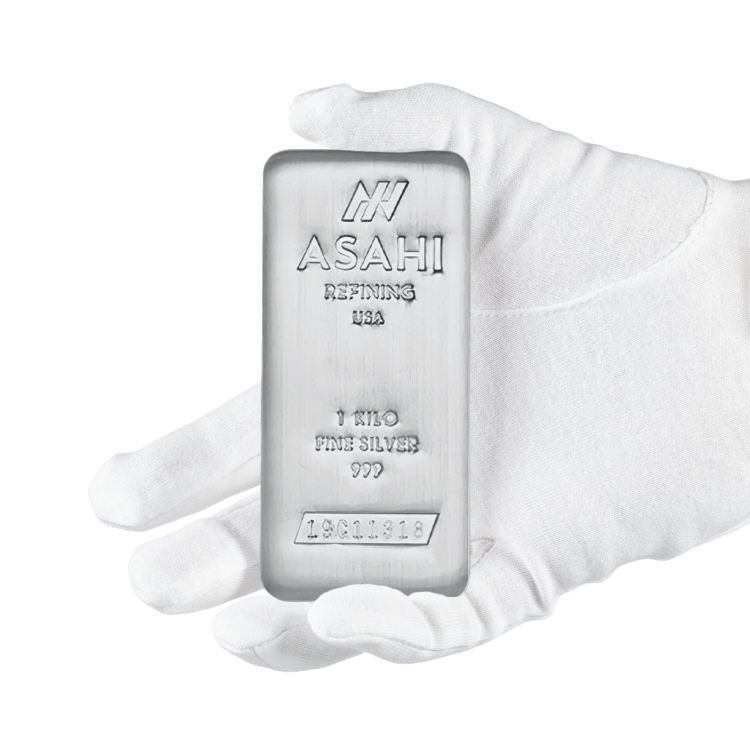 1 kilogram zilverbaar Asahi btw-vrij
