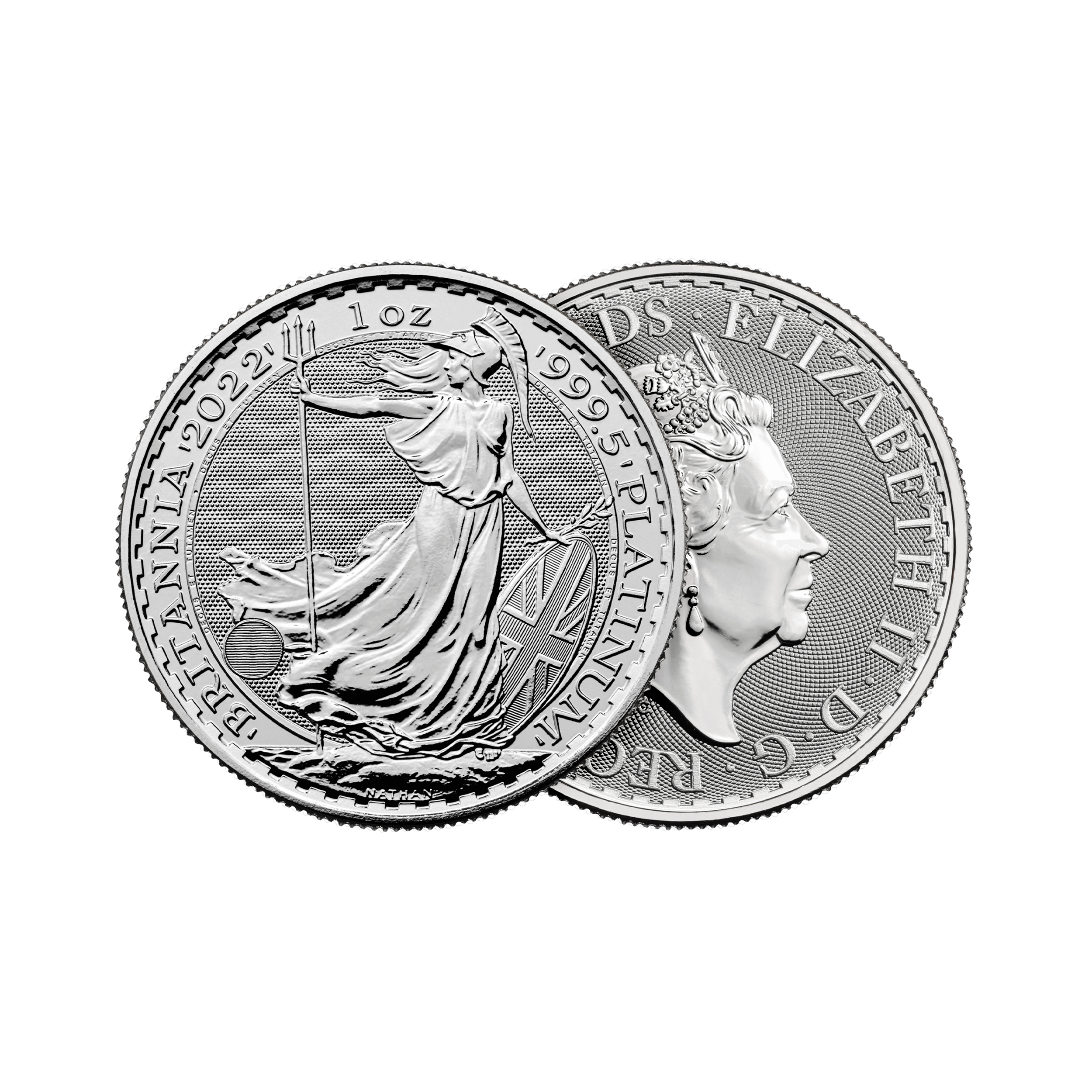 1 troy ounce platina Britannia munt
