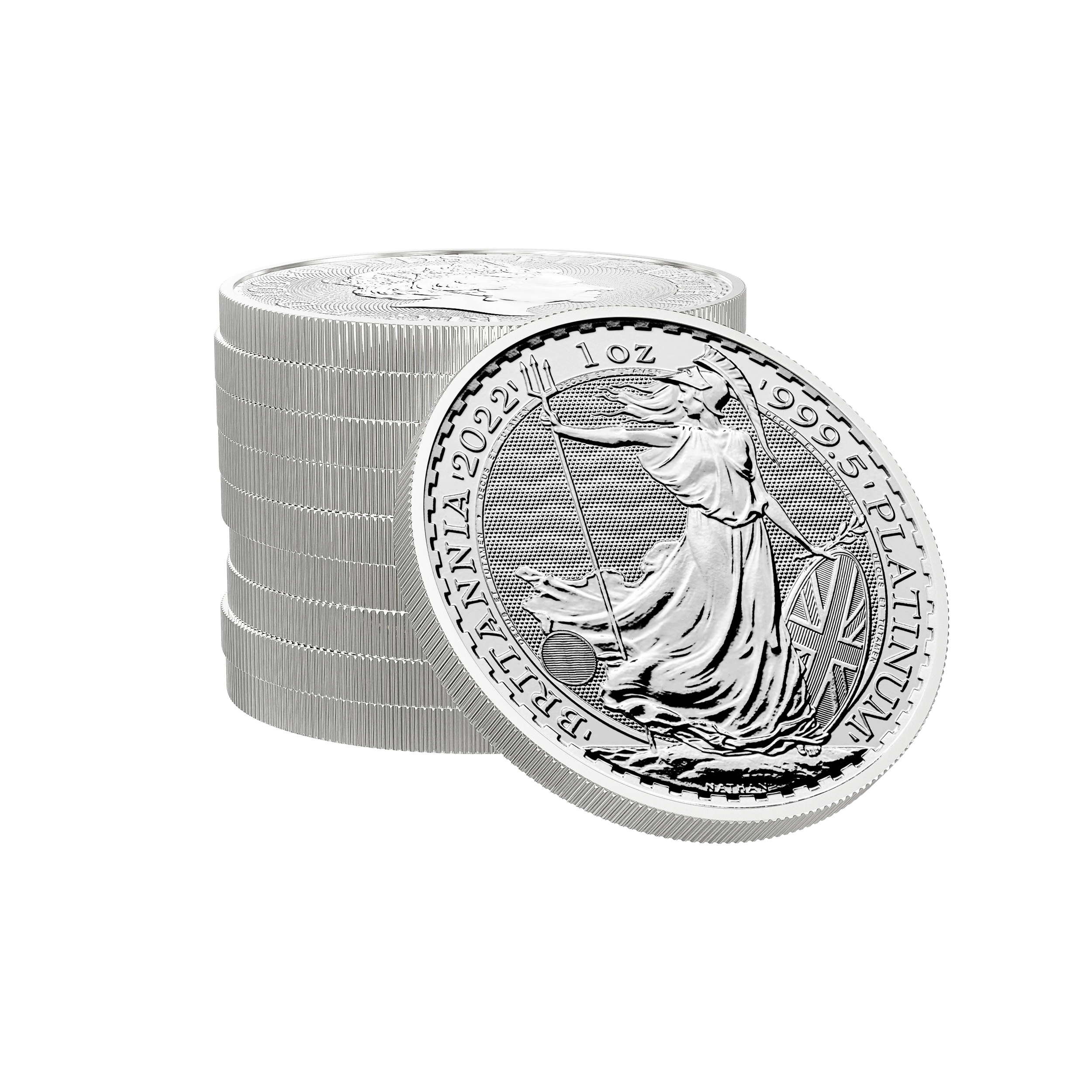 1 troy ounce platina Britannia munt