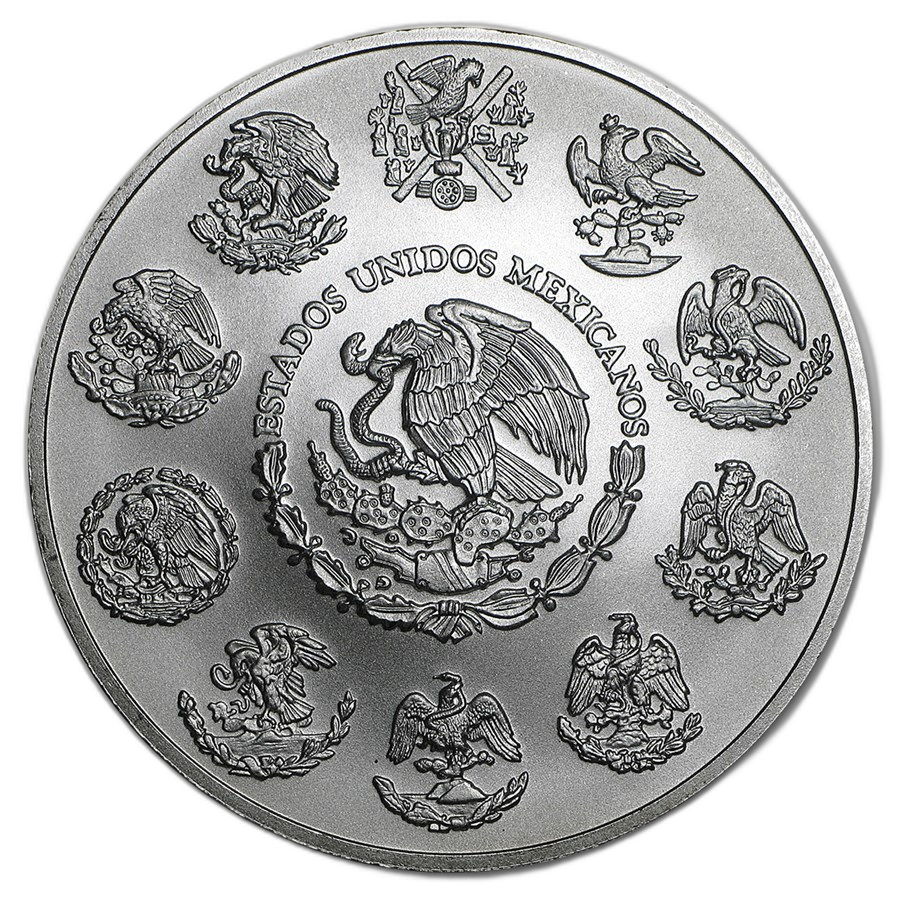 2 troy ounce zilveren Mexican Libertad munt