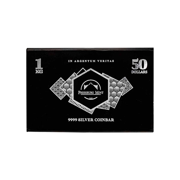 1 kilo zilveren Silvernote muntbaar (coinbar)