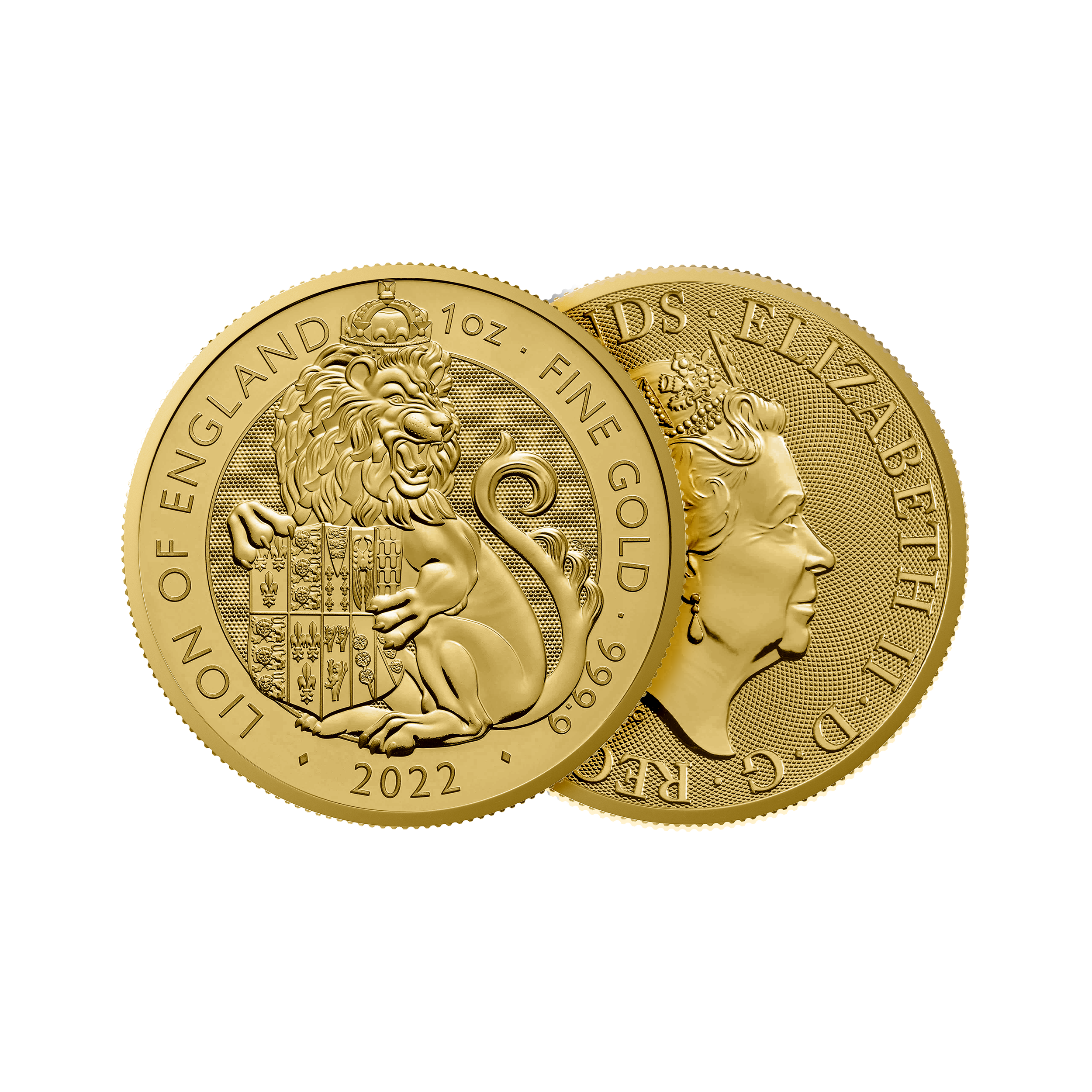 1 troy ounce gouden Tudor Beasts munt