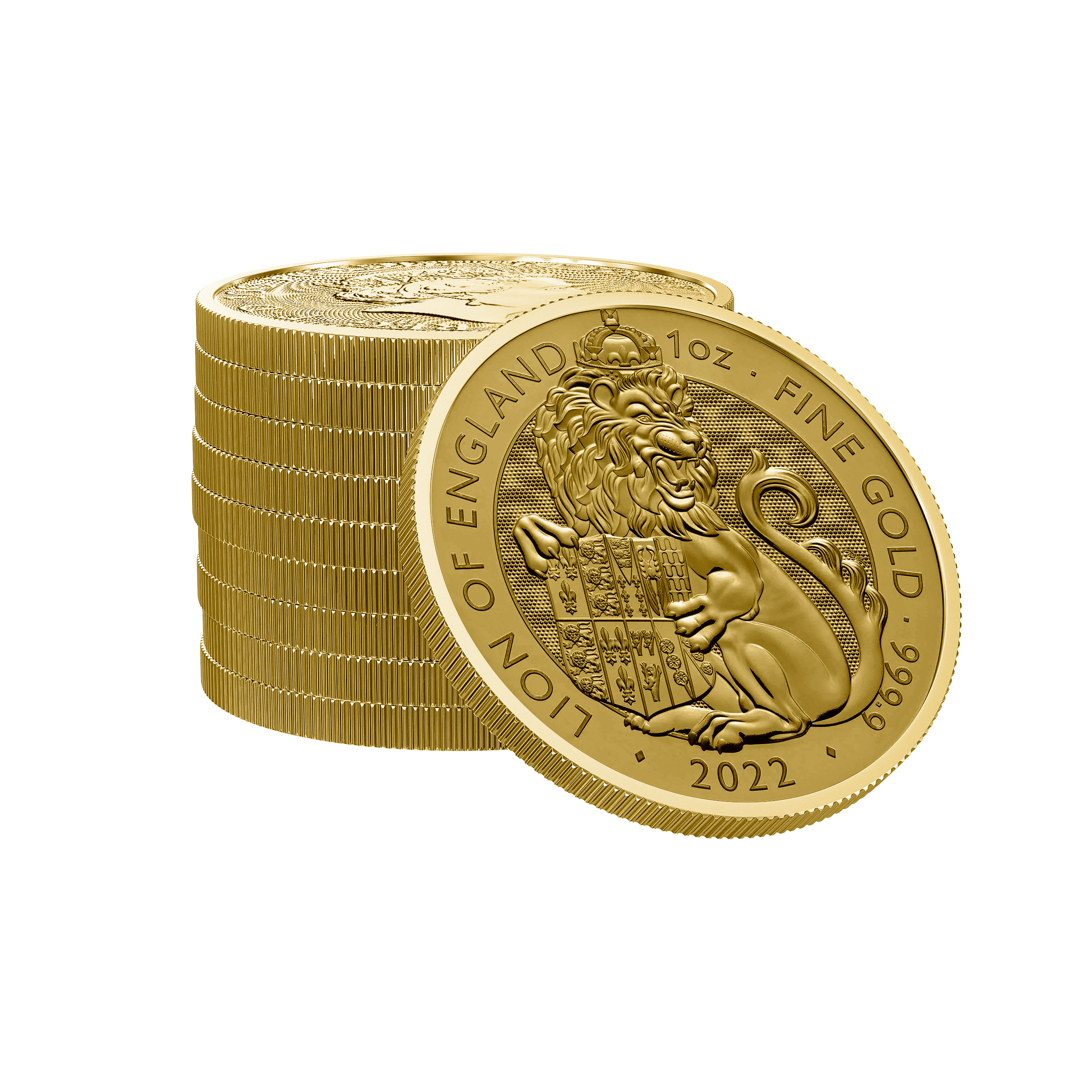 1 troy ounce gouden Tudor Beasts munt