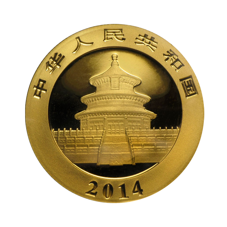 1/2 troy ounce gouden Panda munt