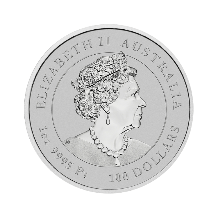 1 troy ounce platina Lunar munt