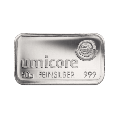 50 gram zilverbaar Umicore