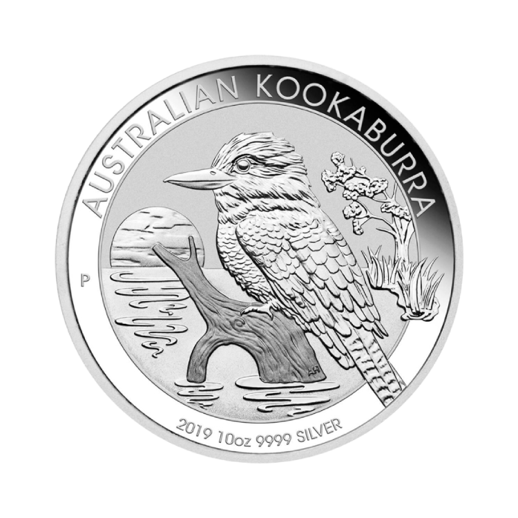 10 troy ounce zilveren Kookaburra munt