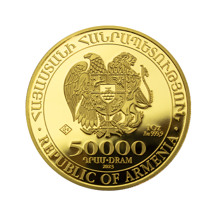 1 troy ounce gouden Noah's Ark munt
