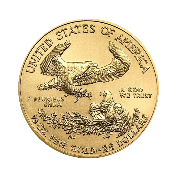 1/2 troy ounce gouden American Eagle munt
