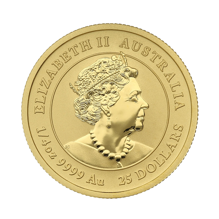 1/4 troy ounce gouden Lunar munt