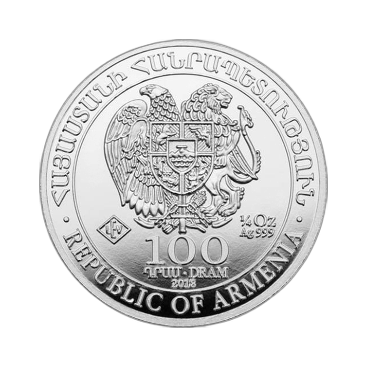 1/4 troy ounce zilveren Noah’s Ark munt