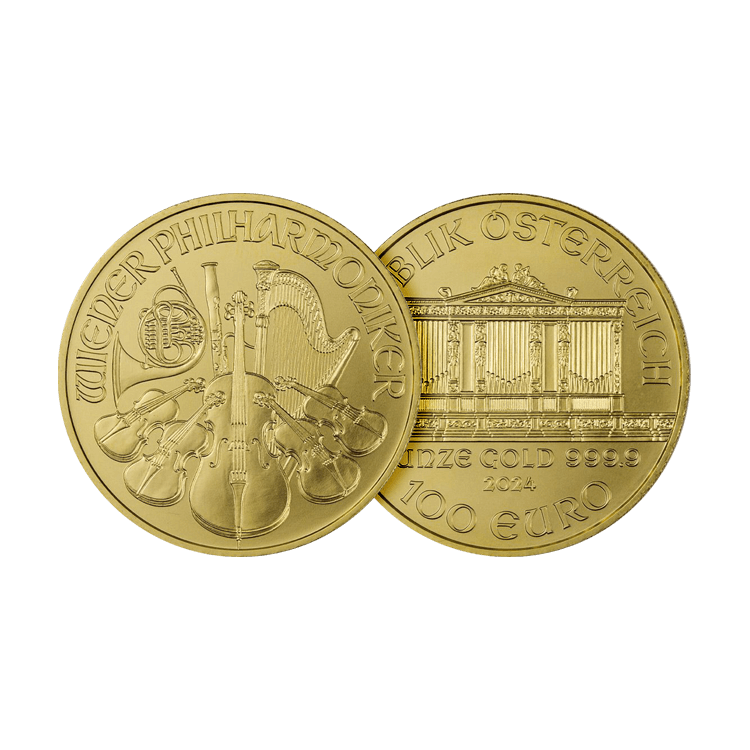 1 troy ounce gouden Philharmoniker munt