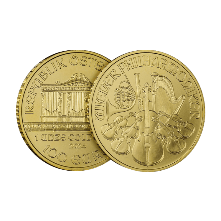 1 troy ounce gouden Philharmoniker munt
