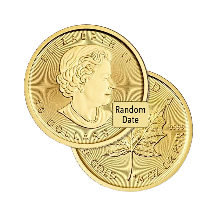 1/4 troy ounce gouden Maple Leaf munt