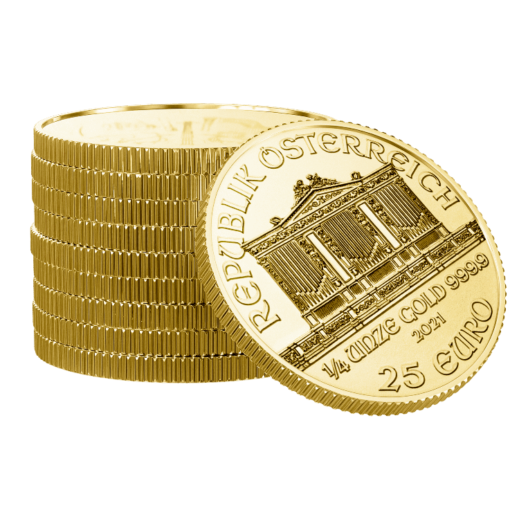 1/4 troy ounce gouden Philharmoniker munt