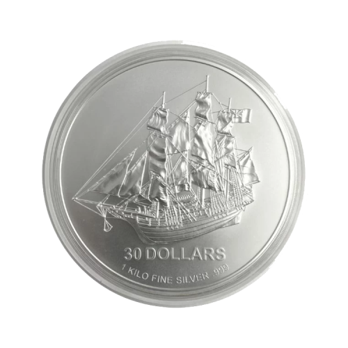 1 kilo Cook Islands Bounty zilver munt