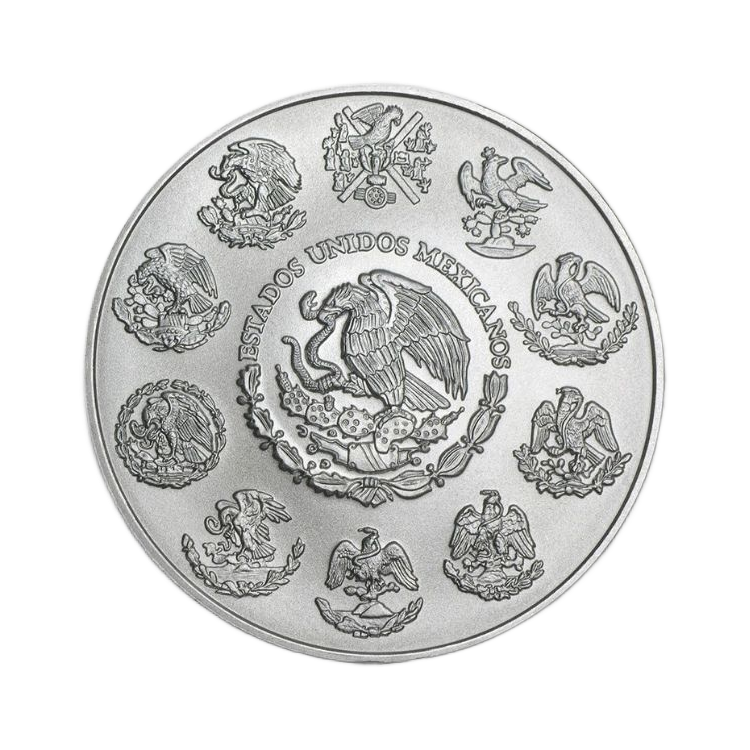 5 troy ounce zilveren Mexican Libertad munt