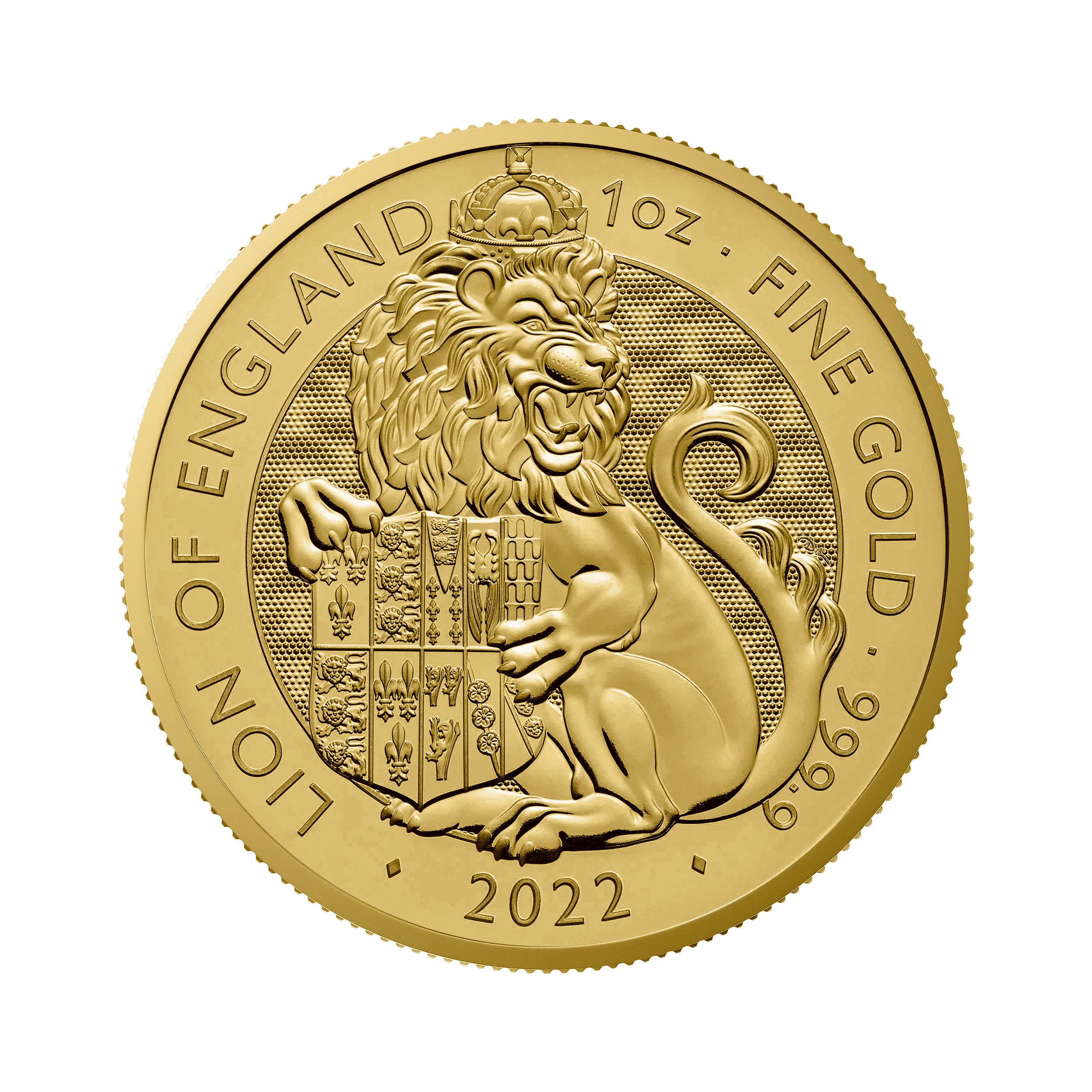 1 troy ounce gouden Tudor Beasts munt