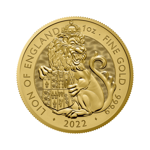 1 troy ounce gouden Tudor Beasts munt