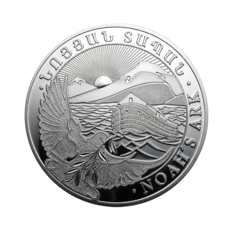 1 troy ounce zilveren Noah's Ark munt
